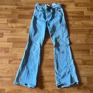 Levi’s ribcage flare jeans. Size 27.
